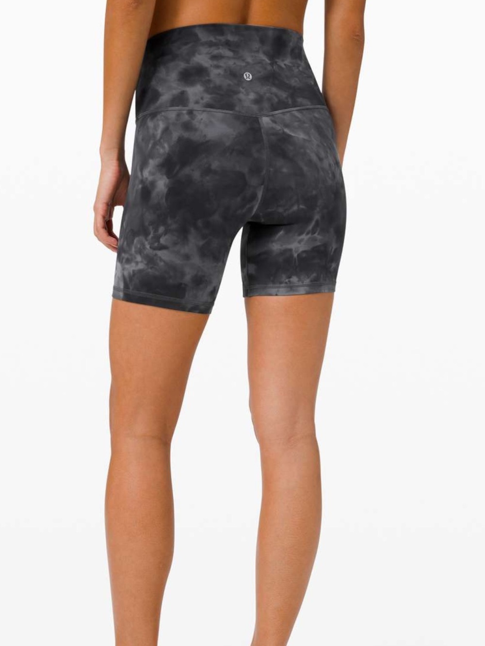 lululemon athletica Diamond Dye Graphite Grey High-Rise Active Shorts